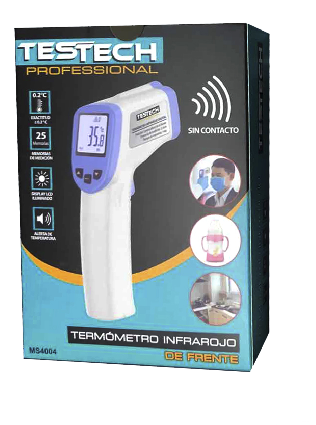 TESTECH TERMOMETRO DIGITAL INFRANROJO 