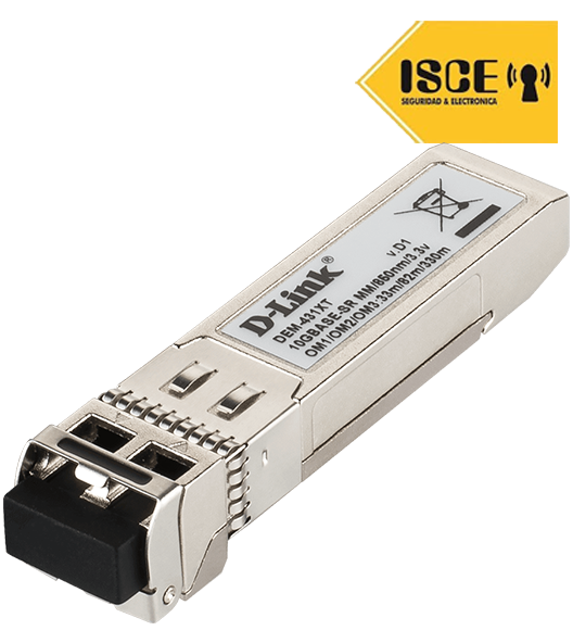 D-LINK TRANSCEIVER 1 PORT 10-GIGABIT 10GBASE-SR SFP+ (W/O DDM) 80M OM1 &amp; OM2 300M OM3
