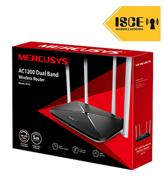 MERCUSYS ROUTER AC1200 4 ANTENAS
