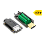 CONECTOR HDMI PARA ENTORNILLAR PLASTICO
